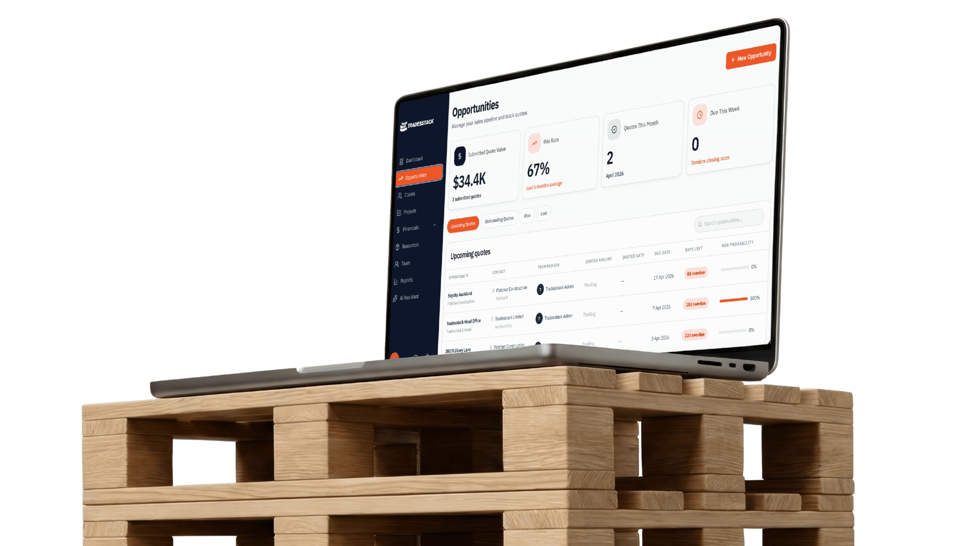 TradesStack platform preview