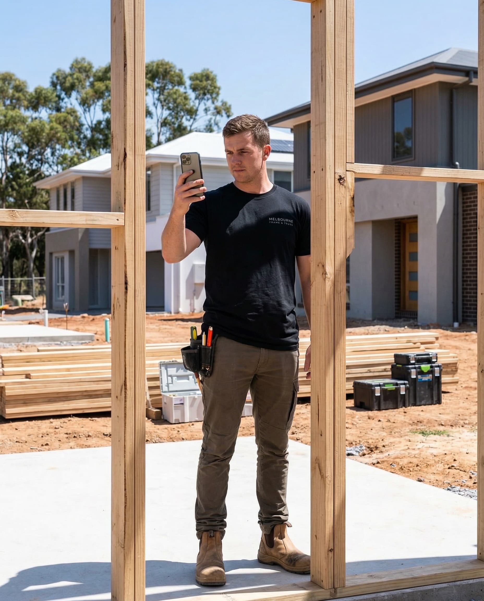 TradesStack construction workflow overview