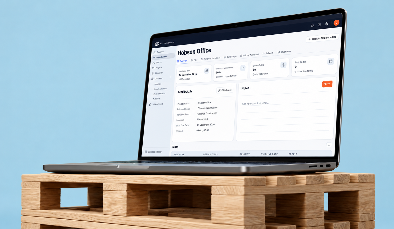 TradesStack platform preview